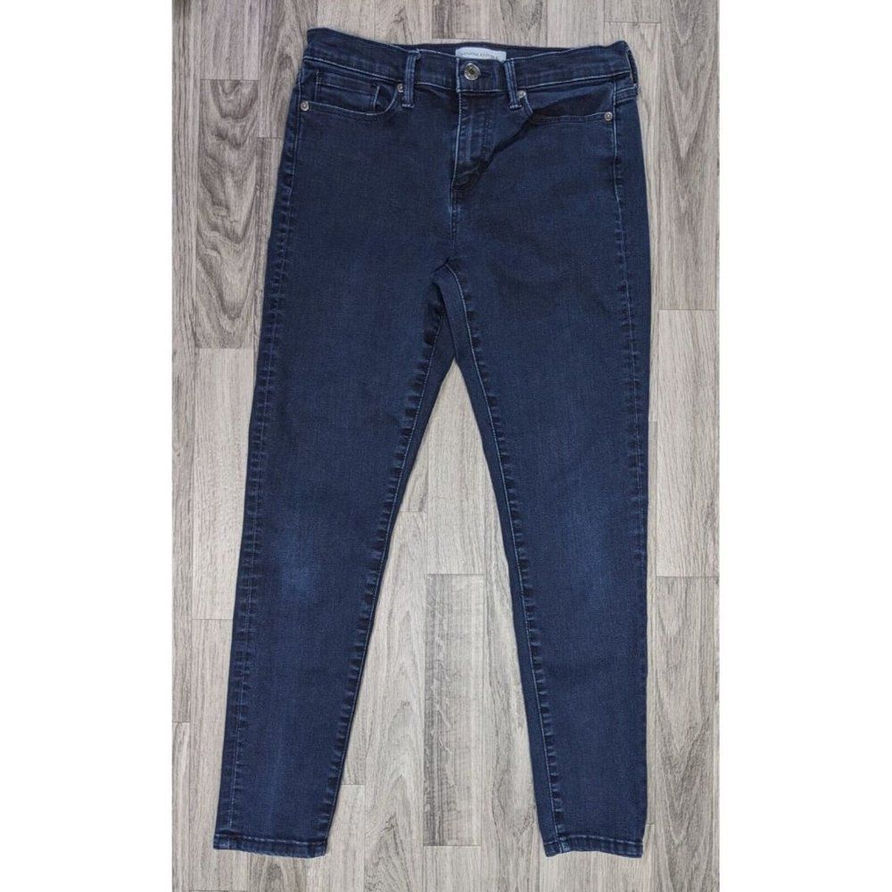 (3/$35) Banana Republic Size 28 Pockets High Rise Skinny Ankle Denim Blue Jeans‎